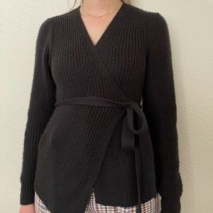 UO sweater wrap top